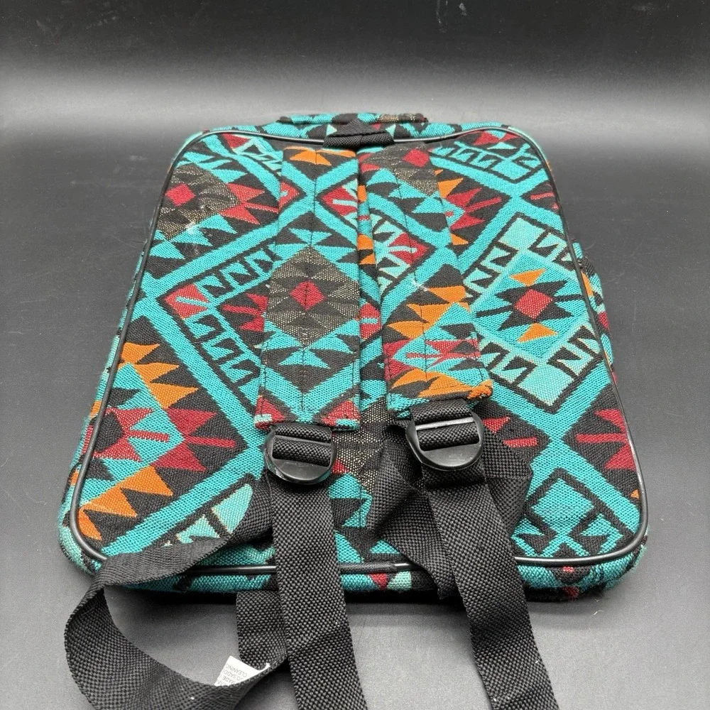 El Paso Saddle Blanket Co Southwestern Navajo Print Backpack 70% Acrylic